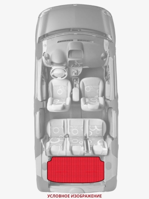 ЭВА коврики «Queen Lux» багажник для Москвич 408